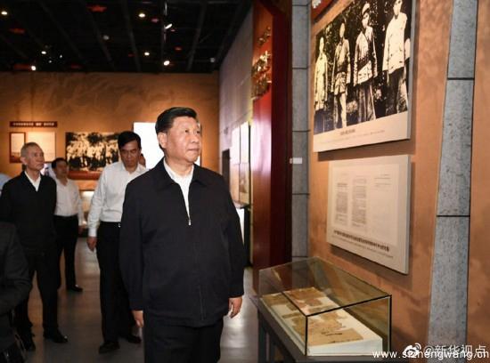 2019年5月20日習近平總書記參觀于都縣中央紅軍長征出發紀念館