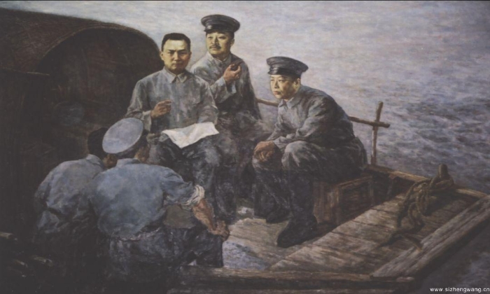 8.2油畫:小劃子會議(圖片來源:九江發(fā)布)_UUID22344 8.2油畫:小劃子會議(圖片來源:九江發(fā)布)_UUID22344